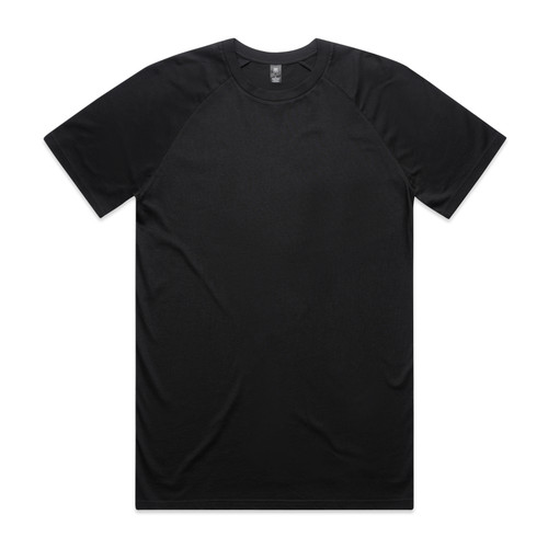BLACK staple-raglan-tee-black
